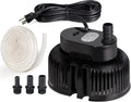 850GPH 75W Submersible Water Pump with Drainage Hose and 3 Adapters, Pack of 2 L27277