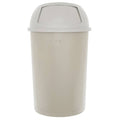 Beige Half Round Trash Can Z333061