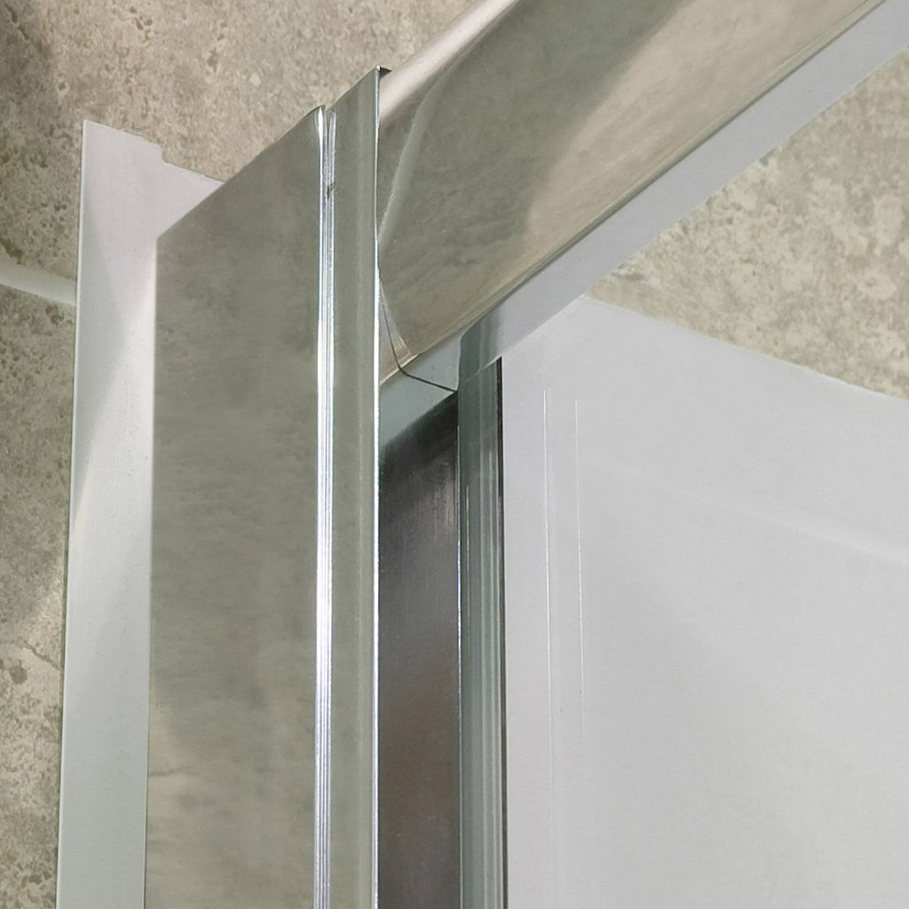 Sliding Shower Door and Shower Base Center Drain T994618
