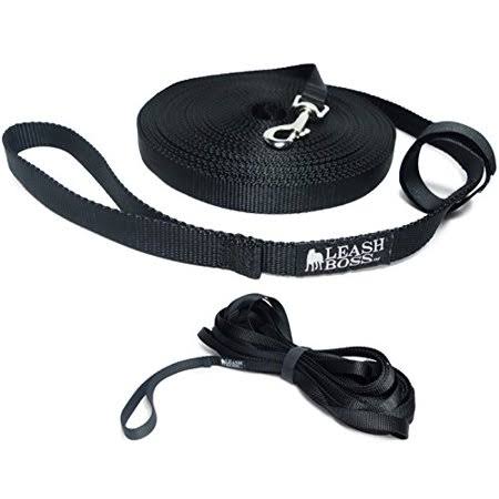50 ft 3/4 inch Nylon Dog Training Leash with Storage Strap N69541