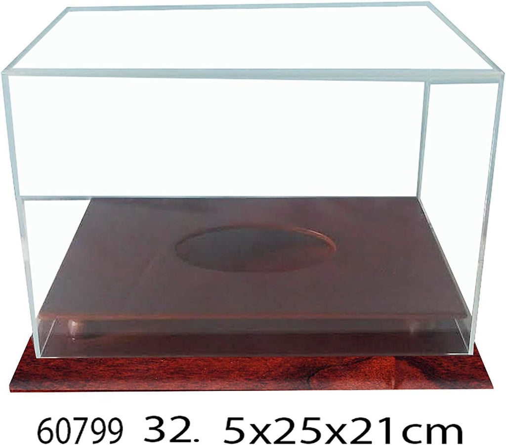 Cherry Finish Solid Wood Football Display Case J4074
