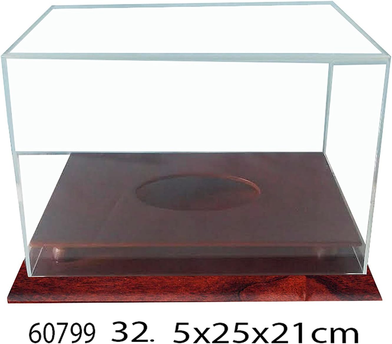 Cherry Finish Solid Wood Football Display Case J4074