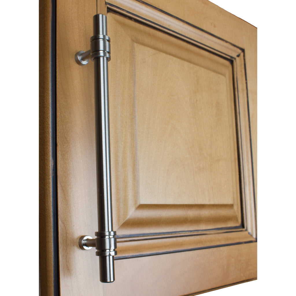 Satin Nickel Solid Steel Cabinet Bar Pulls Pack of 25 J3766