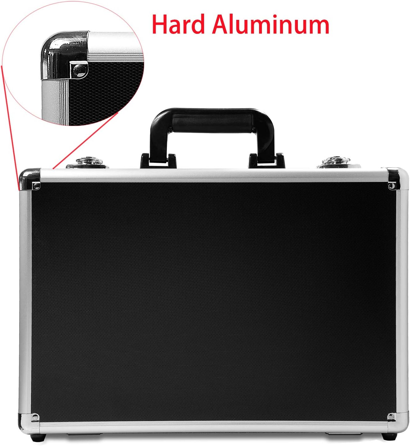 18in Two-Tone Aluminum Case with Pluck Foam Interior B9470
