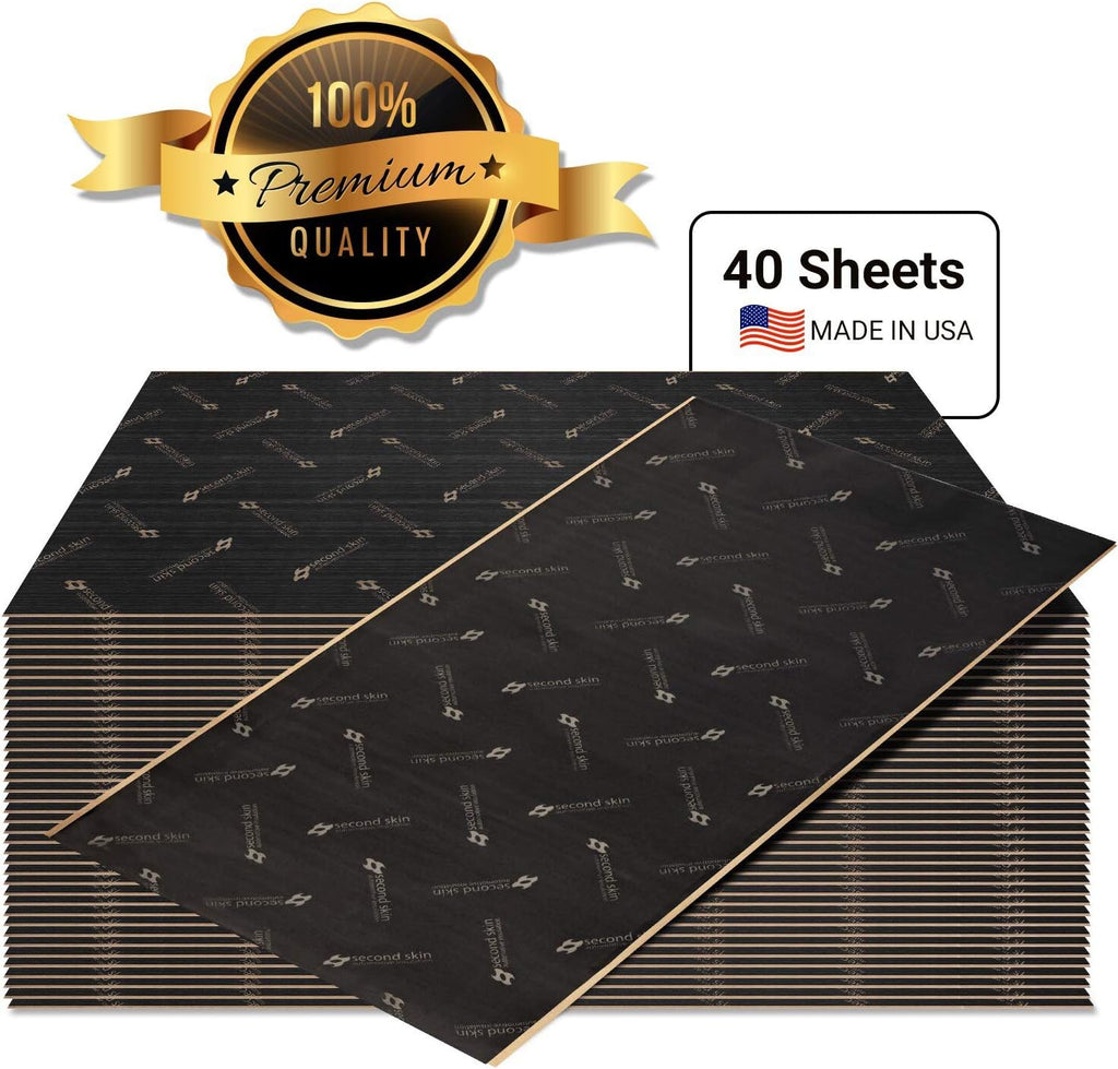 Butyl Rubber Car Sound Deadening Mat (1mm, 20 Sq Ft, 10 Sheets) S515774