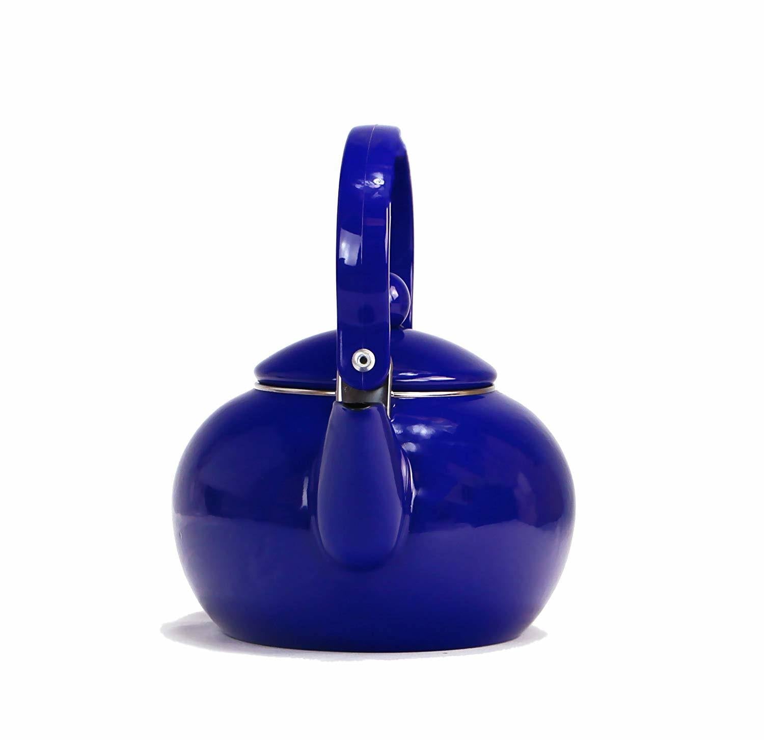 2 Quart Indigo Teakettle K664