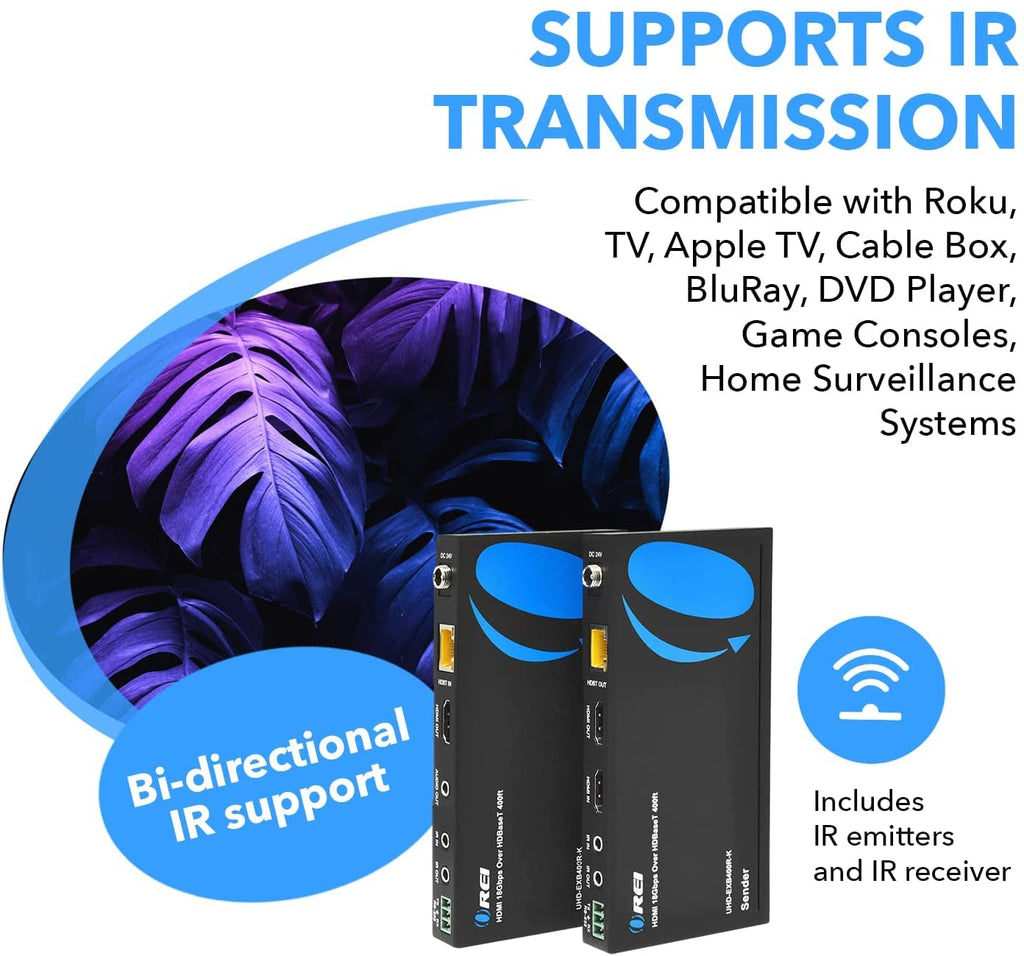 4K HDMI Extender over Single CAT5e/6/7 Cable H503