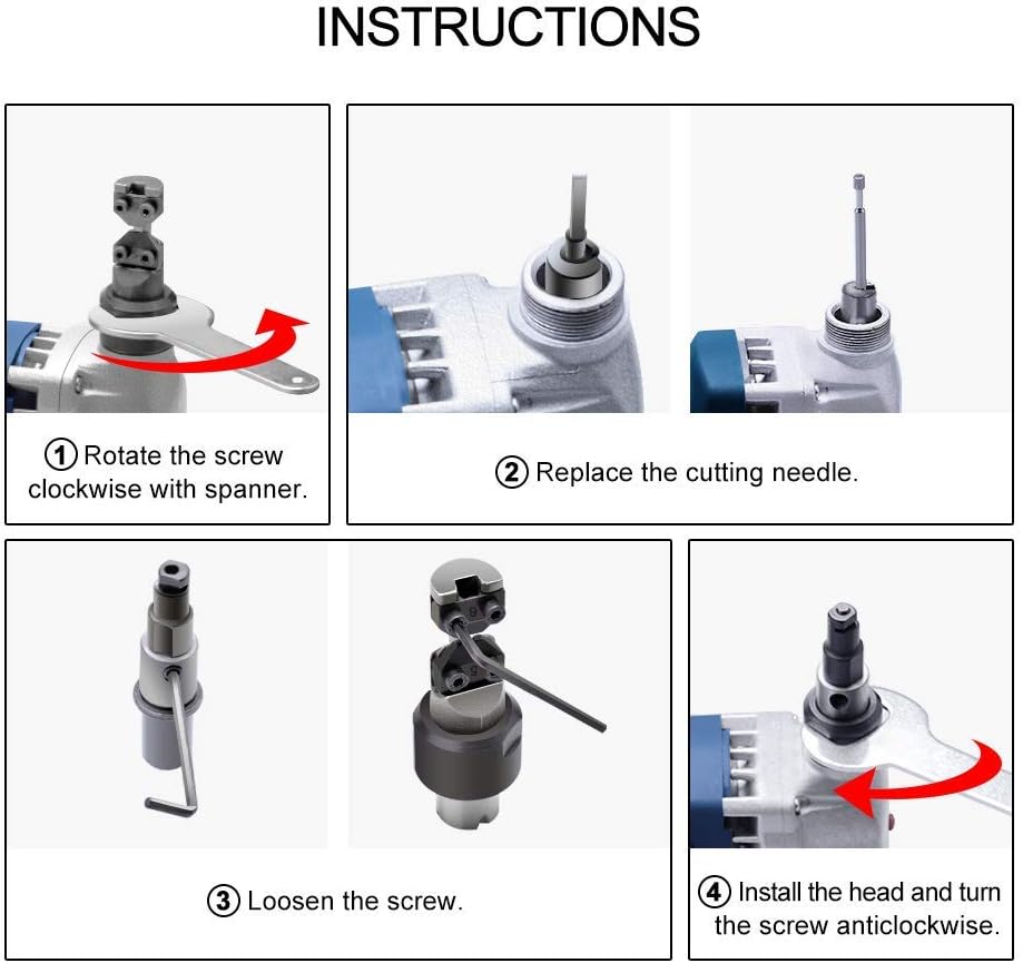 380W Electric Metal Nibbler for Cutting Stainless Steel A93522