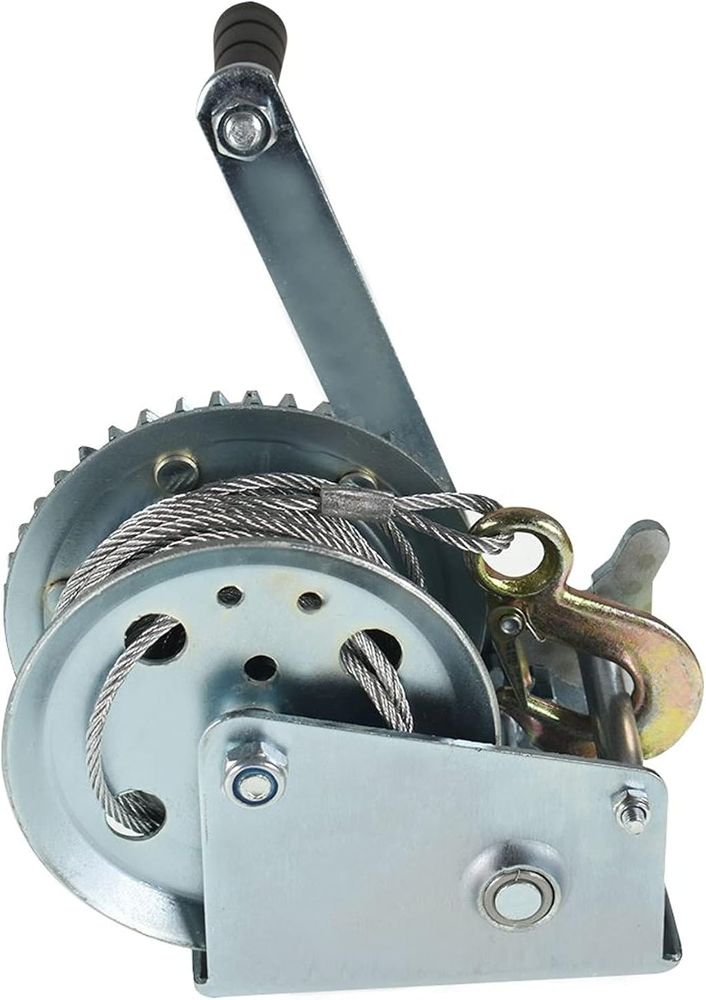 1200lbs Heavy Duty Hand Winch with 32ft Steel Cable Pack of 2 H433