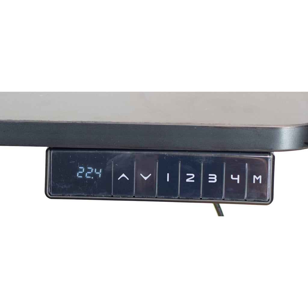 Black Bamboo Electric Adjustable Height Standing Desk M362472