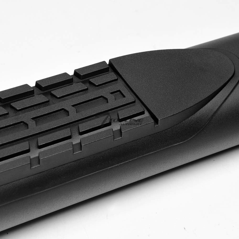 Oval Matte Black Side Step Nerf Bars Rail Running Boards For Dodge Ram 1500 Crew Cab P489