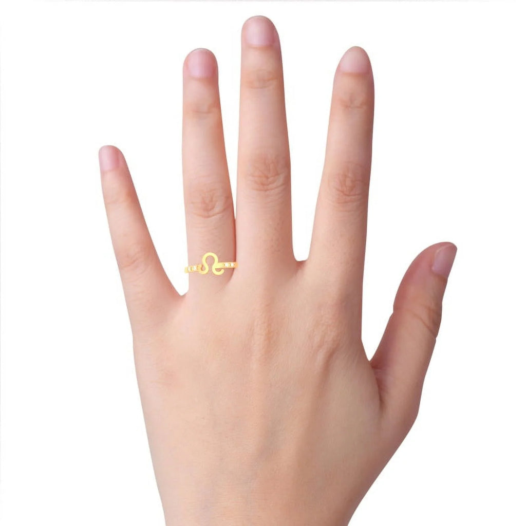 14k Yellow Gold Diamond Ring Y89843