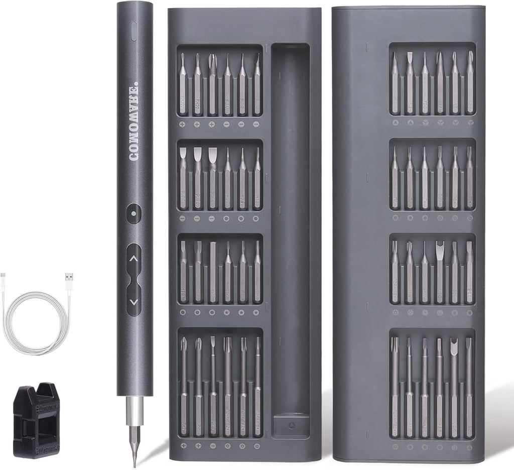 Mini Electric Screwdriver 50 in 1 Precision Set with LED Light & 48 Bits Y40207
