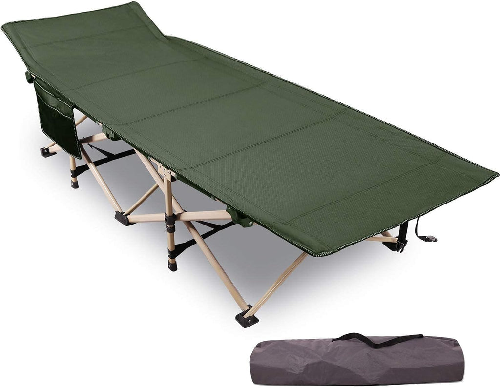 Blue Folding Camping Cot S65643