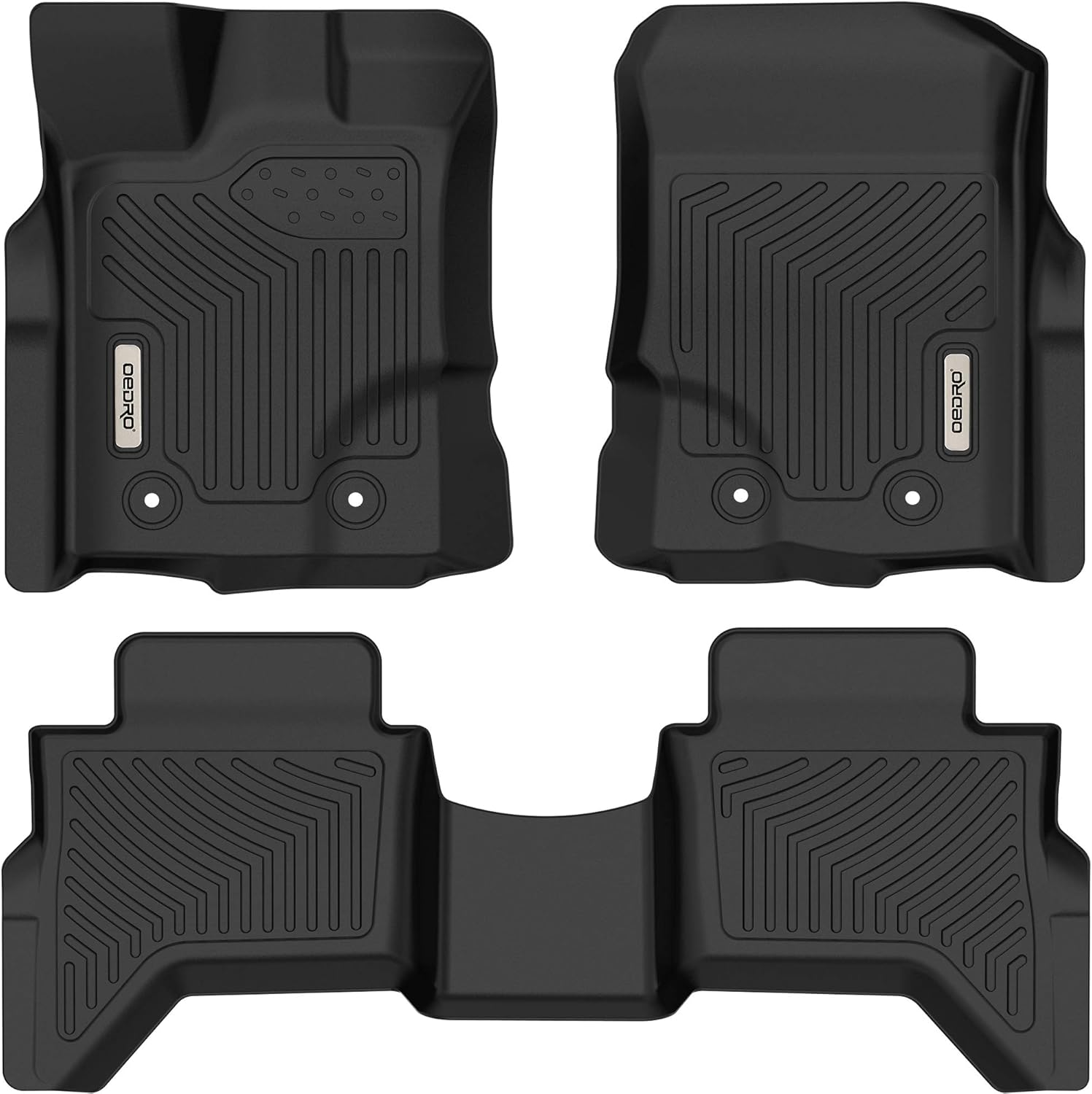 Black Custom Fit TPE Floor Mats K945397
