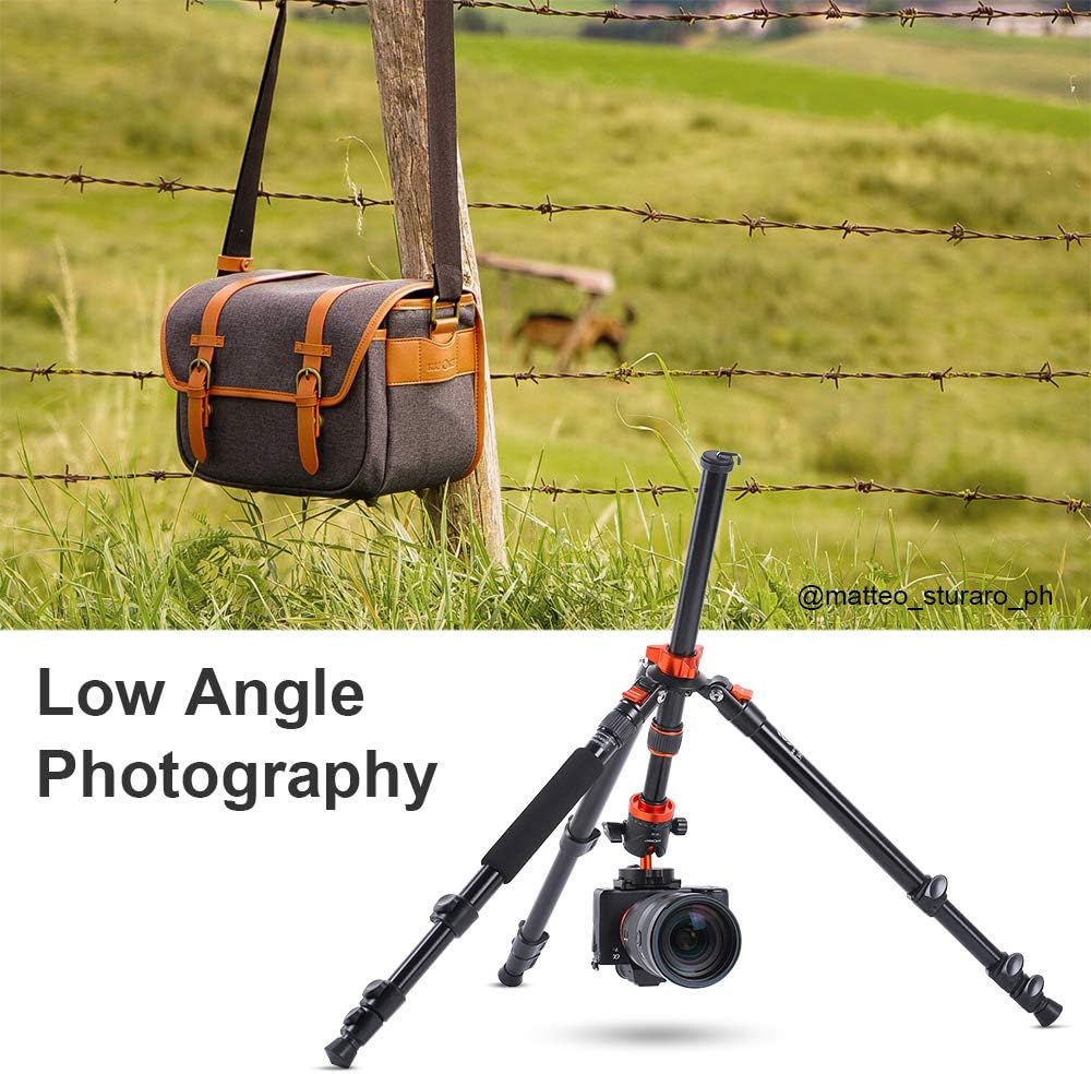 62'' Aluminum Camera Tripod with Detachable Monopod K53968