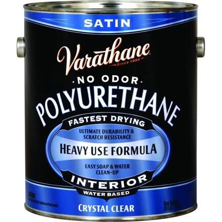 Crystal Clear Satin Polyurethane Water Based Gallon I830860