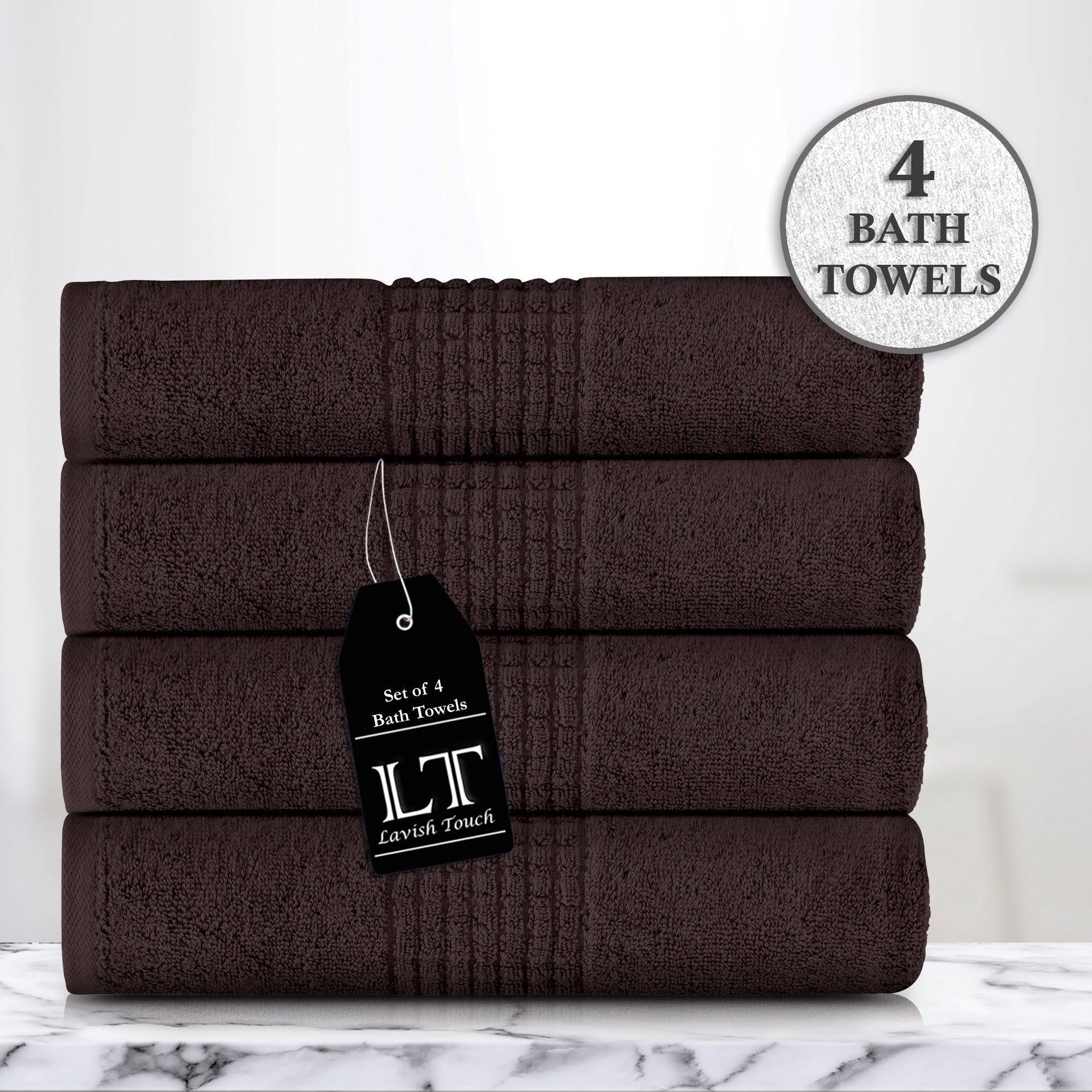 8 PC 100% Egyptian Cotton Towels Set, Orange V73399