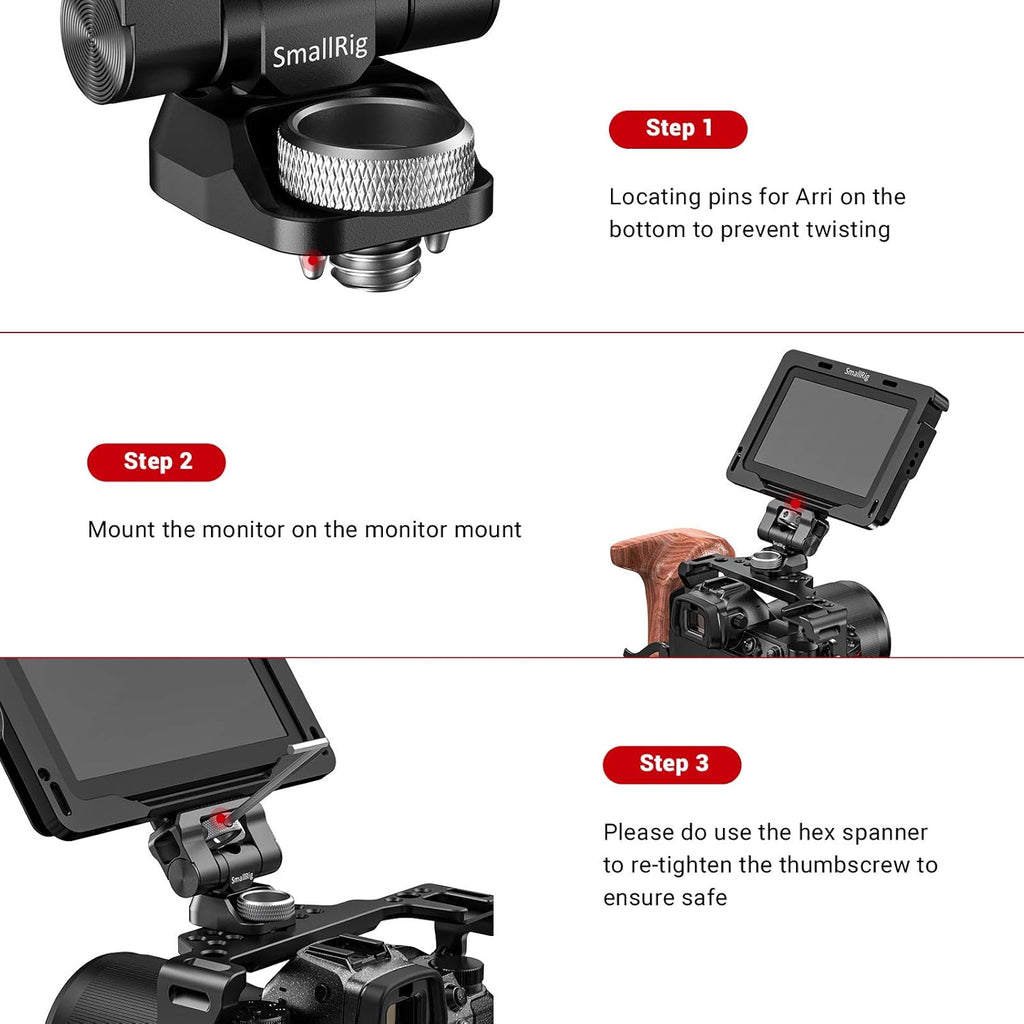 Swivel and Tilt Monitor Mount with Locating Pins Y72339