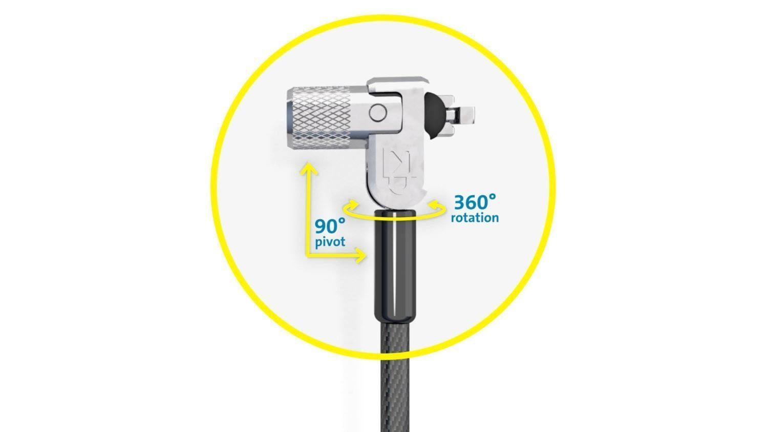 Keyed Twin Laptop Lock Security Cable B334