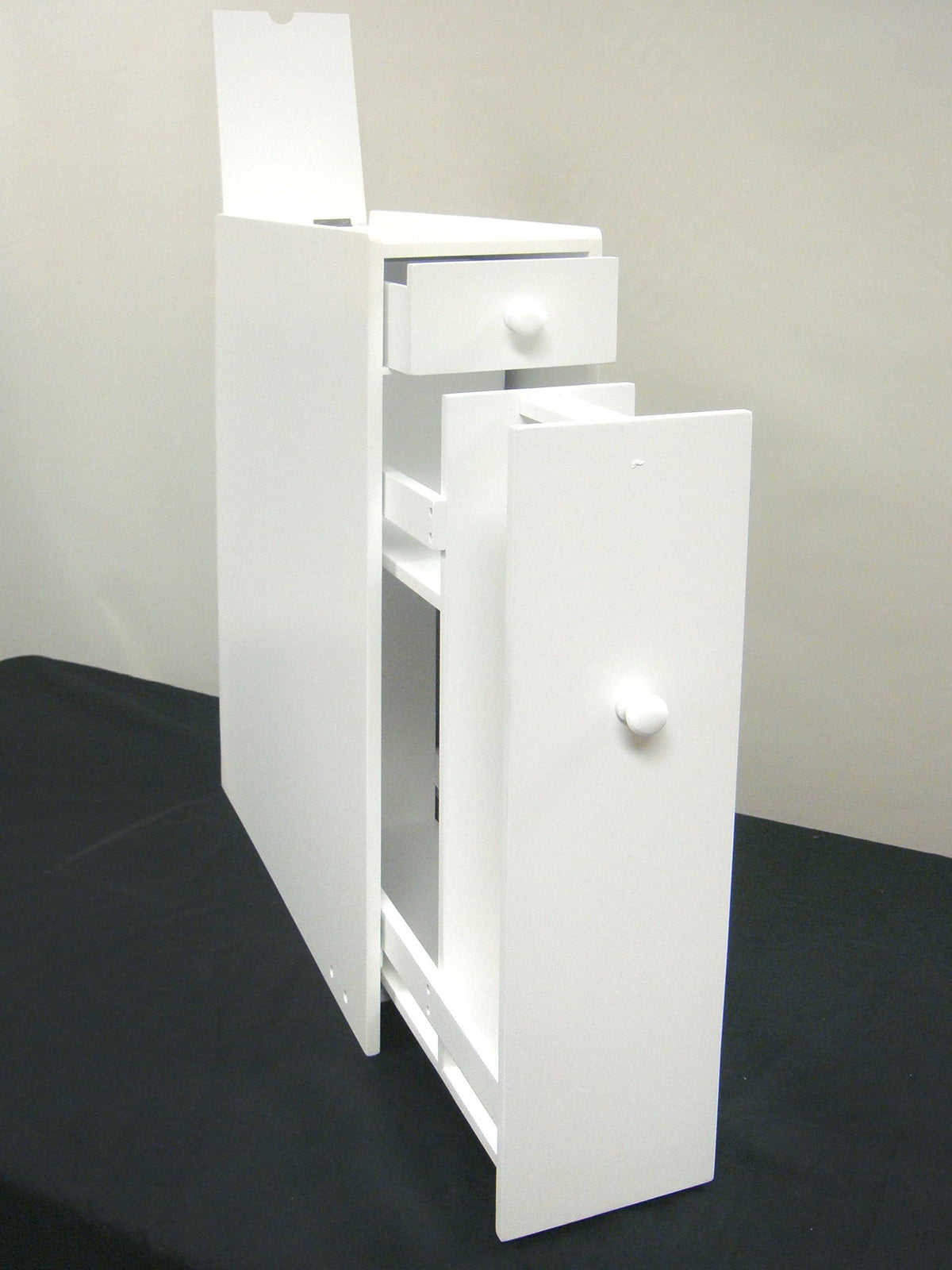 White Bathroom Floor Cabinet T6375