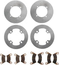 Front & Rear Brake Rotors & Brake Pads for Polaris RZR 4 800 F2551