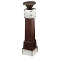 Brown Wooden Candle Holder F856590