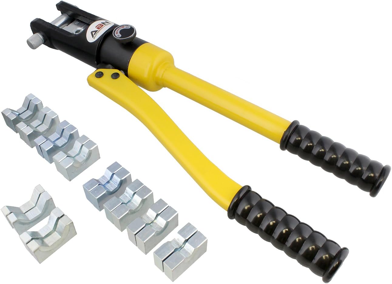 16 Ton Hydraulic Cable Crimper with 11 Crimper Dies J58724