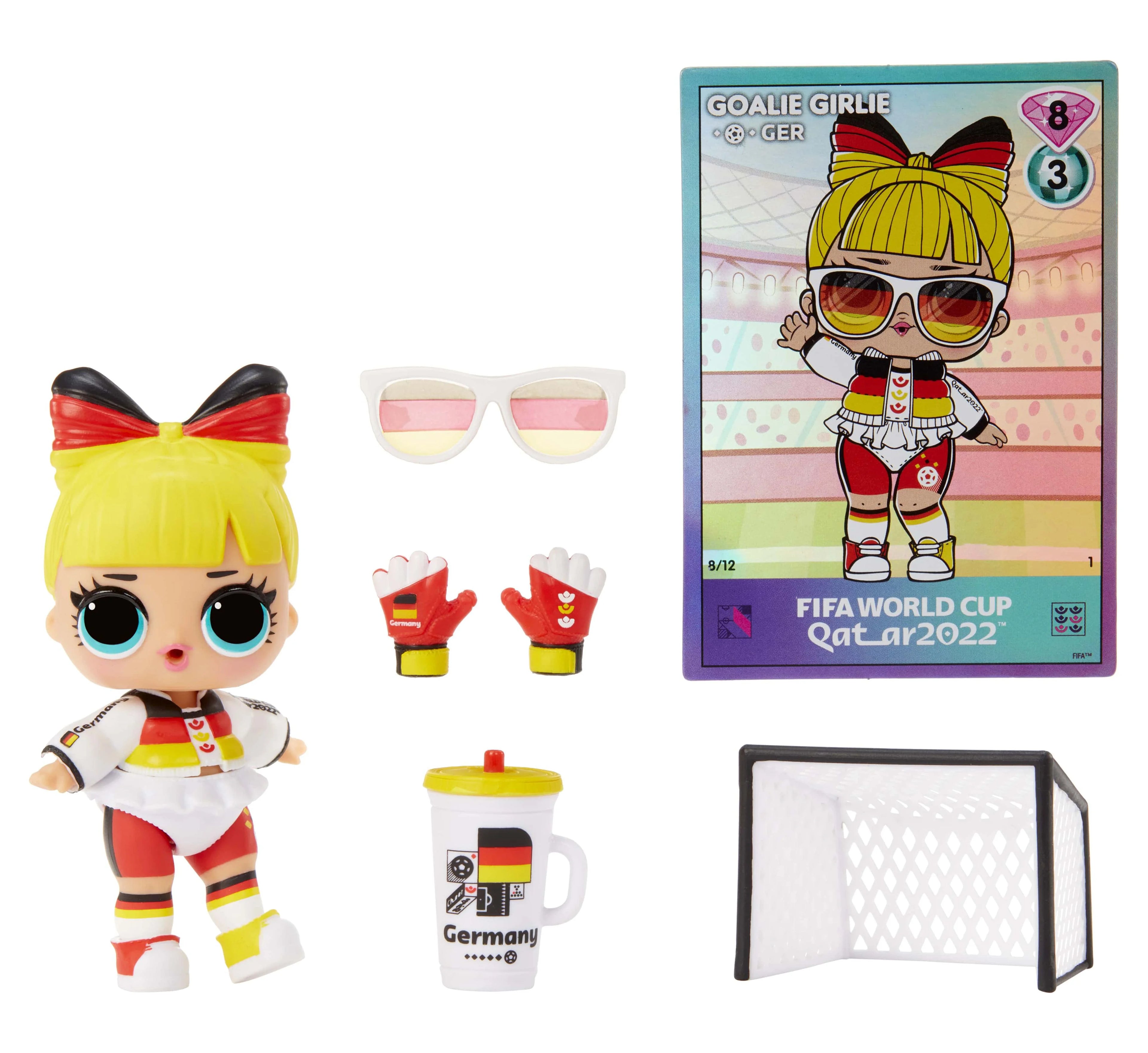 L.O.L. Surprise! X FIFA World Cup Qatar 2022 Dolls with 7 Surprises, Accessories, Limited Edition Collectible Soccer Themed Dolls W11630