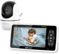 720P 5 HD Display Night Vision Video Baby Monitor with Camera and Audio U517