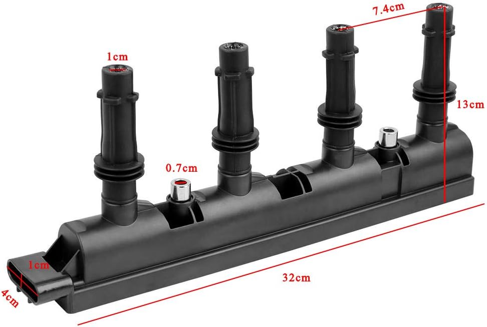Ignition Coil Pack Compatible with 2011-2020 Chevy Cruze Sonic Trax Buick Encore Cadillac ELR L4 1.4L Replacement Pack of 2 Q31804