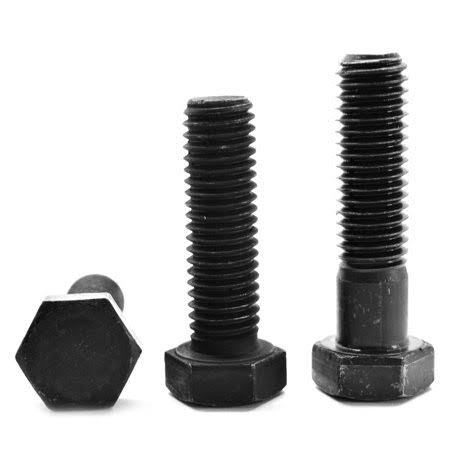 M16 x 2.00 x 80 mm Coarse Thread Class 8.8 Hex Cap Screw Medium Carbon Steel Black Oxide Pk 50 Z476