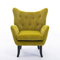 Tufted Velvet Wingback Chair K699