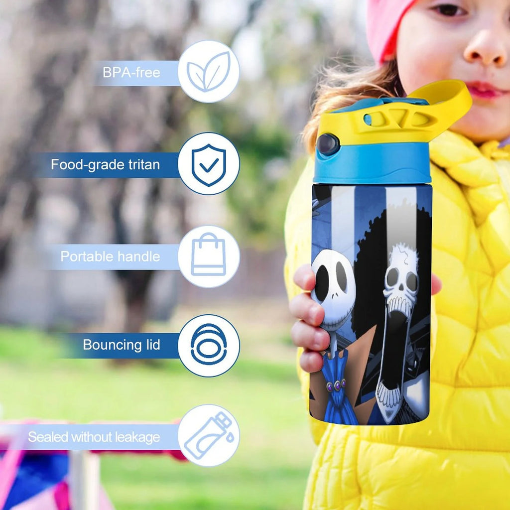 Insulated Stainless Steel Water Bottle with Straw U5756