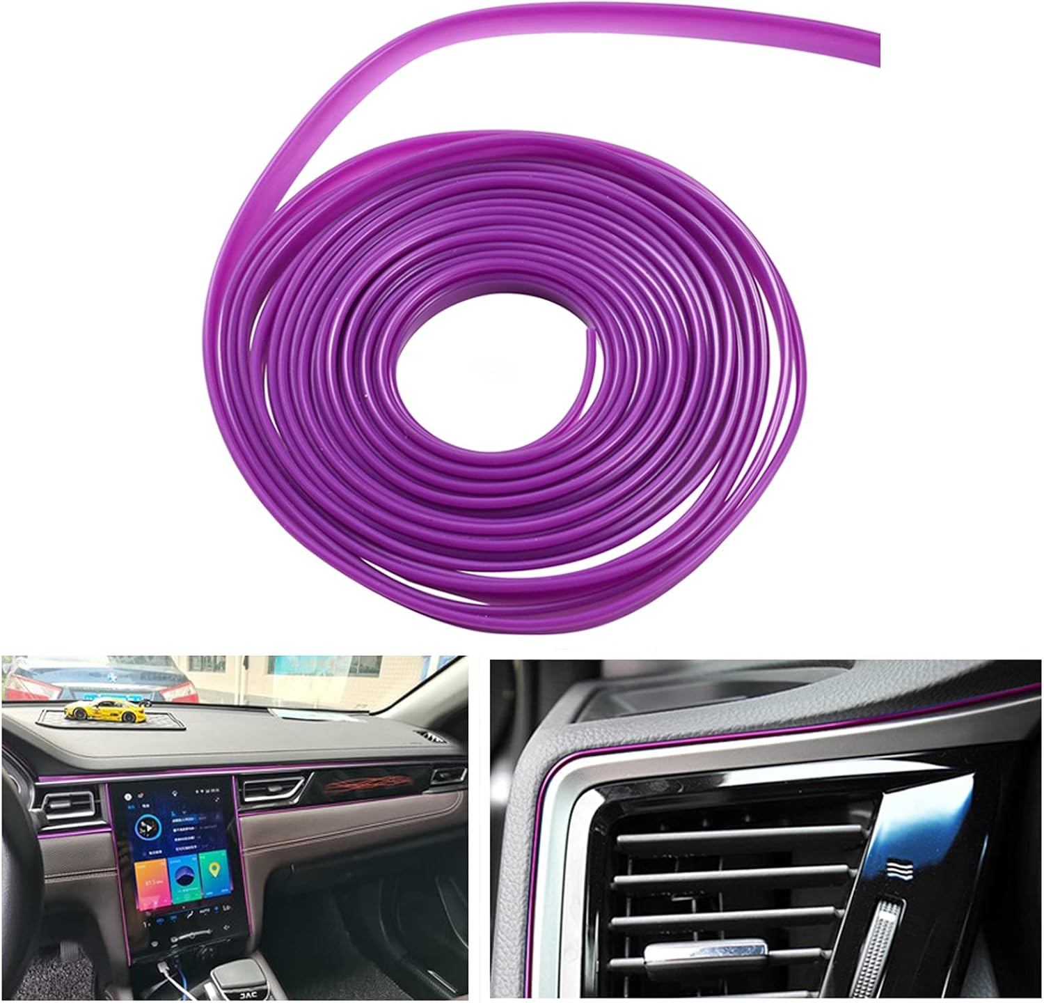 Red Flexible Trim Strip for Car Interior Exterior Moulding L39366