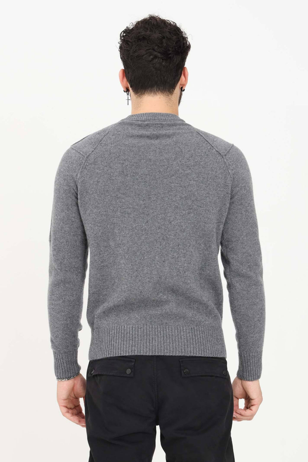 Melange Grey Crewneck Jumper W4464
