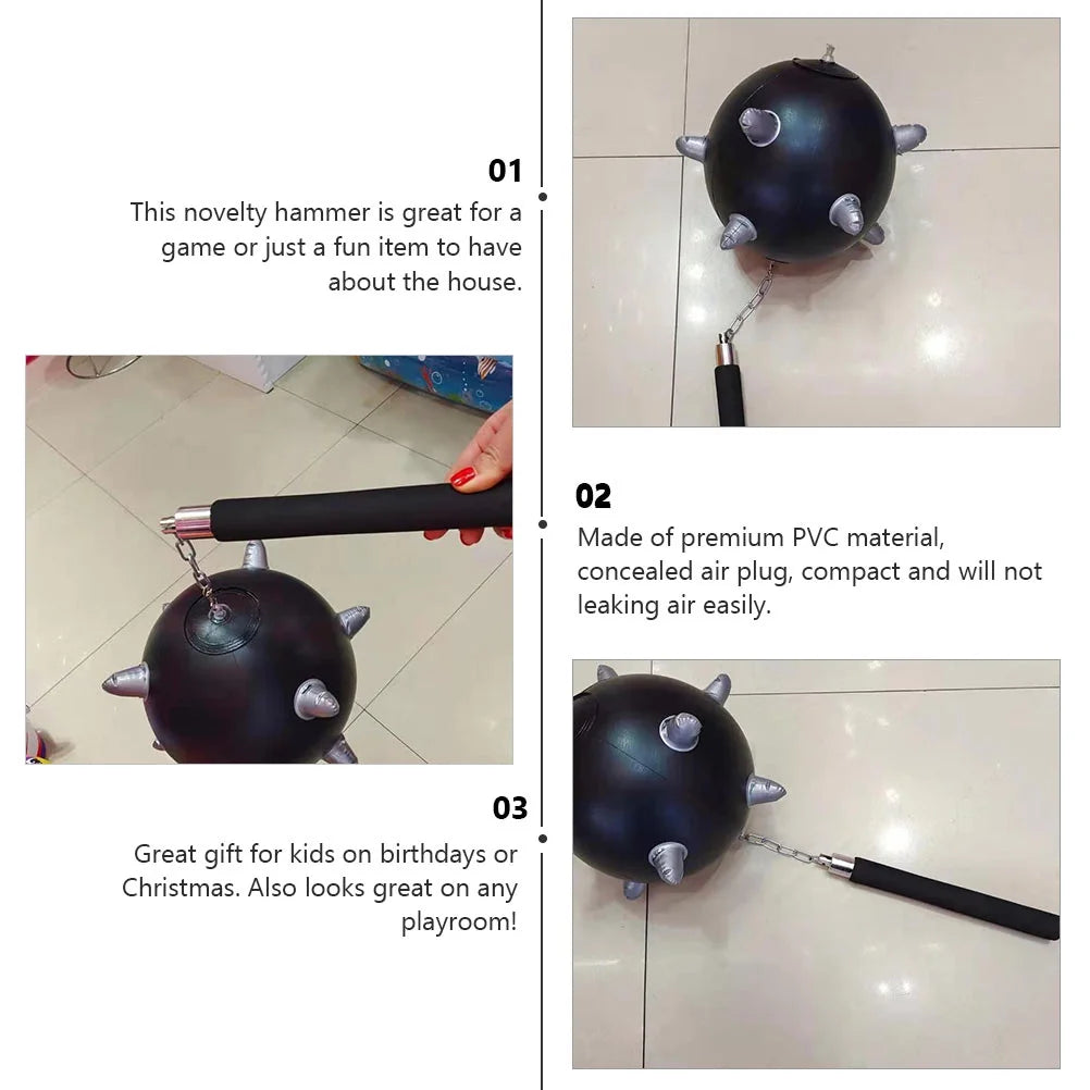 3Pcs PVC Inflatable Hammers for Kids E9705