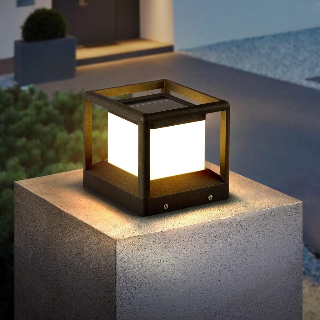 Solar Post Cap Light 3000K IP65 Waterproof V137858