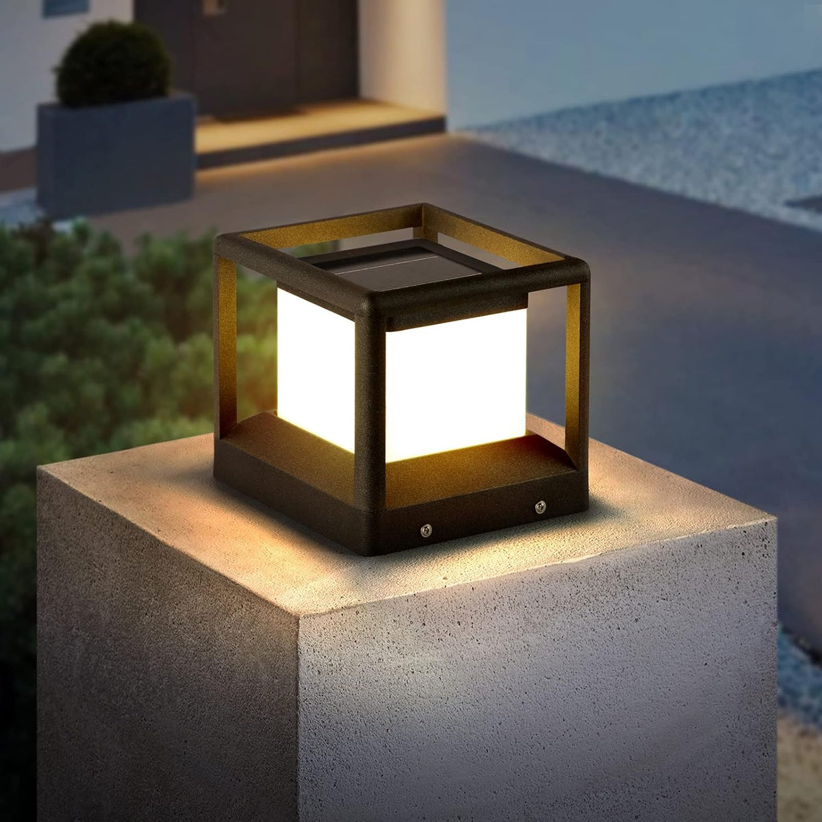 Solar Post Cap Light 3000K IP65 Waterproof V137858