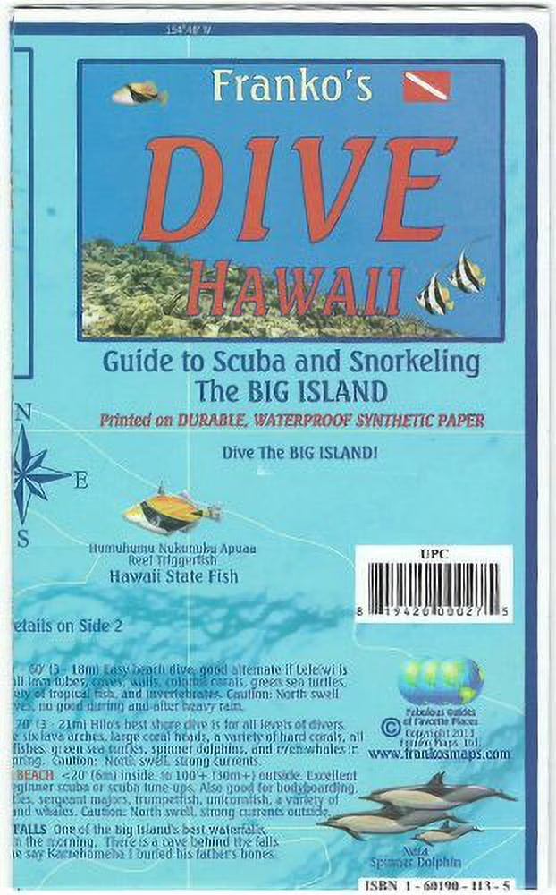 Waterproof Dive & Snorkeling Guide Map N42751