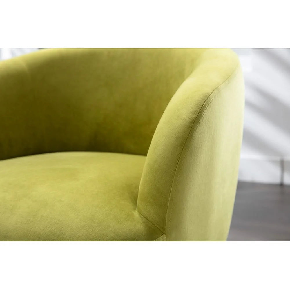 Olive Swivel Barrel Chair Z731