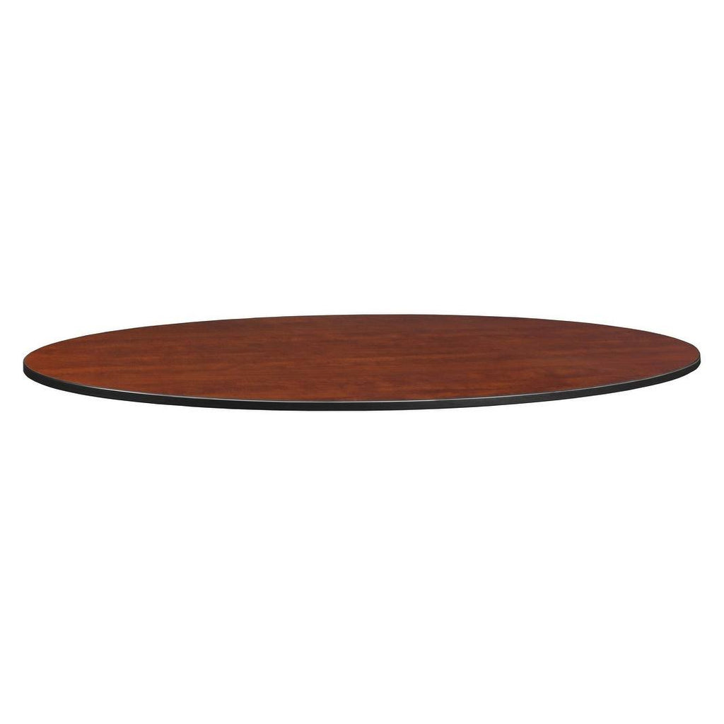 Oval Table Top - Mahogany Mocha Walnut G291