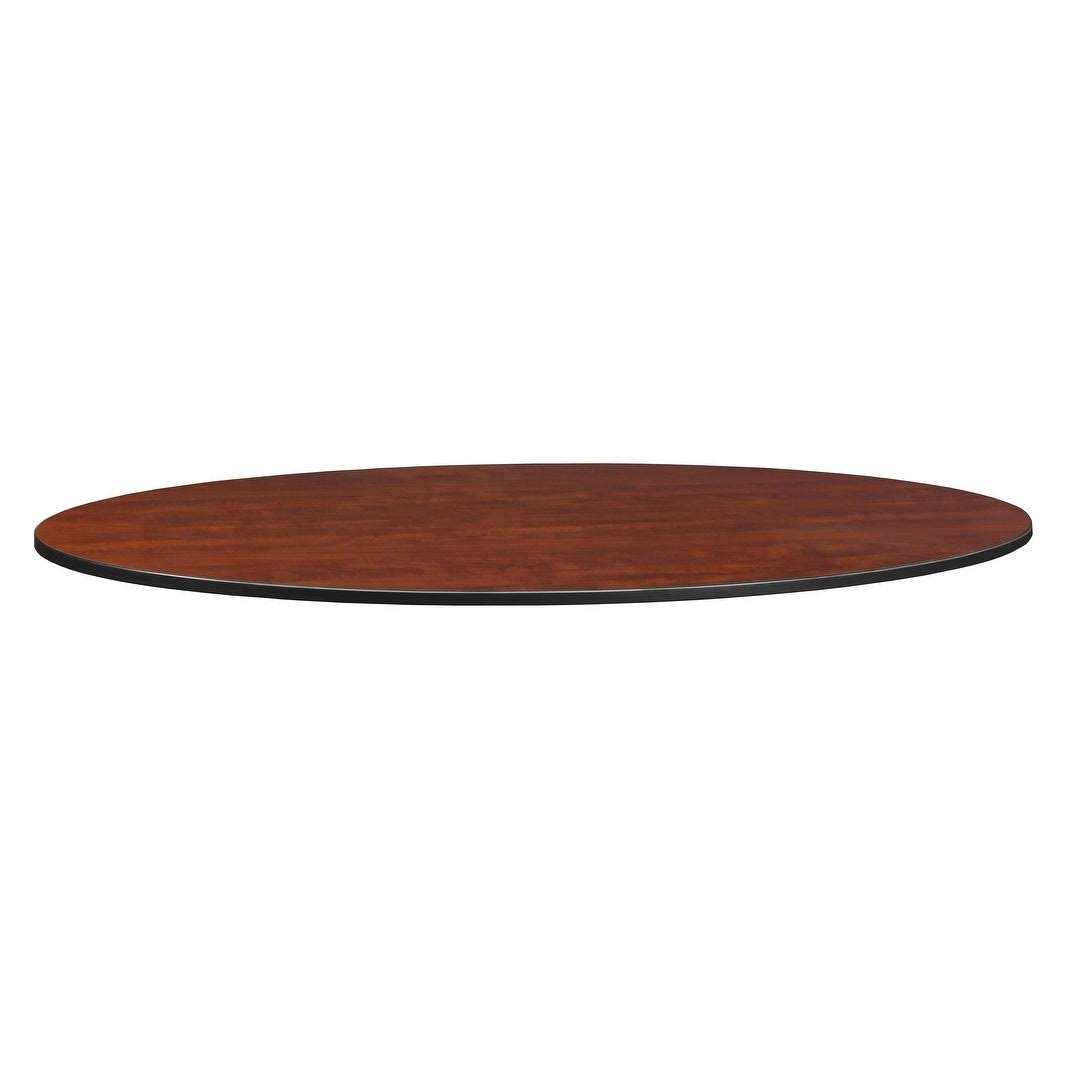 Oval Table Top - Mahogany Mocha Walnut G291