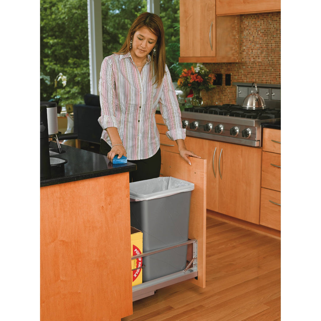 50-Quart Pullout Waste Container U260687