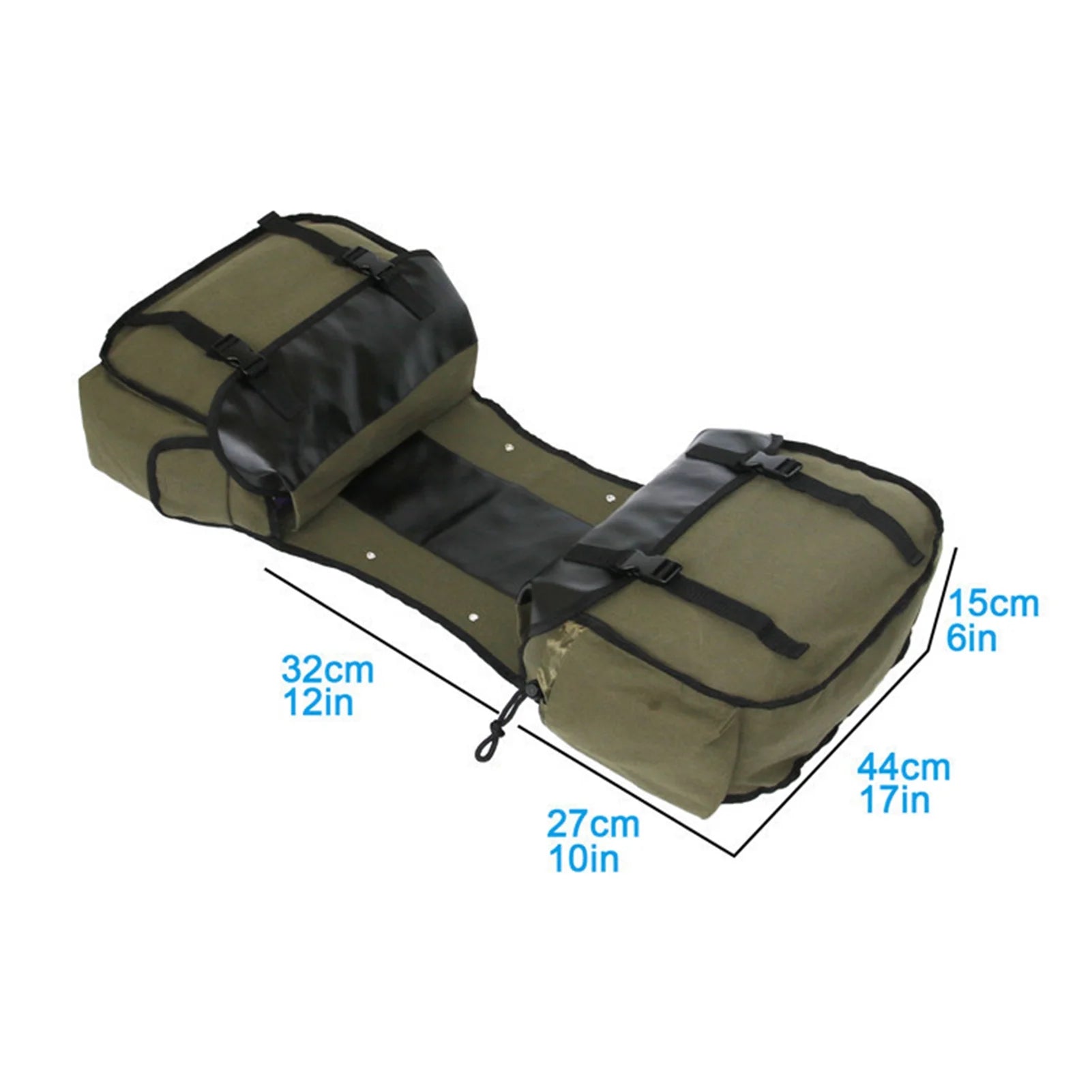 Waterproof Canvas Motorbike Saddle Bag I857974