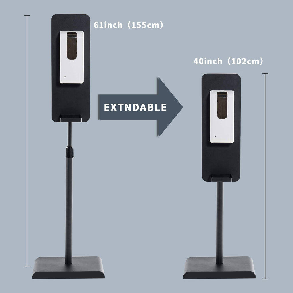 Touchless Automatic Hand Sanitizer Dispenser Stand with 0.5 Gallon Gel Q883224