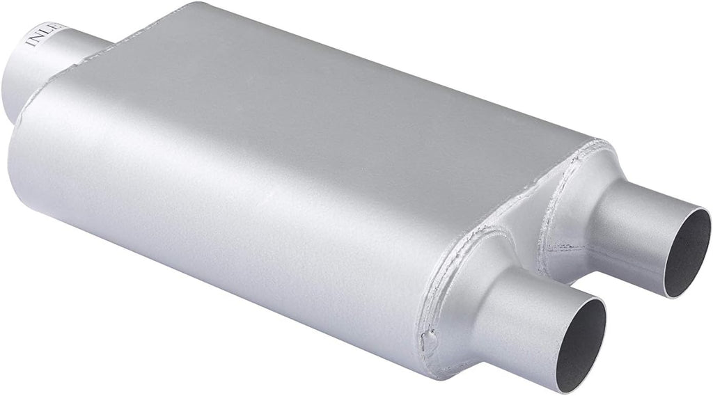 Dual Chamber 3 inch inlet 2.25 inch outlet Muffler Pack of 2 B955349