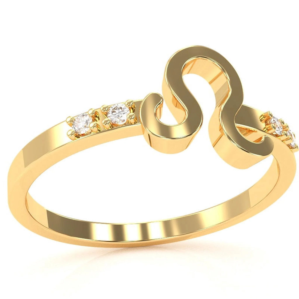14k Yellow Gold Diamond Ring Y89843