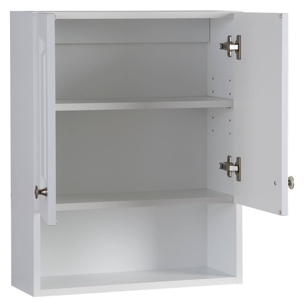 White Wall Cabinet J481042