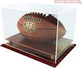 Cherry Finish Solid Wood Football Display Case J4074